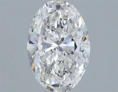 1.33ct F SI2 Good Cut Oval Lab Grown Diamond