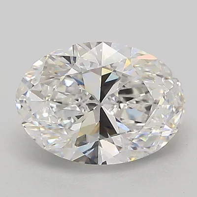 1.56ct D VVS2 Rare Carat Ideal Cut Oval Lab Grown Diamond