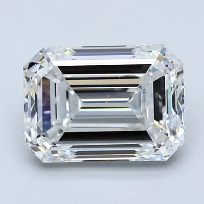 2.70ct E VS2 Excellent Cut Emerald Diamond