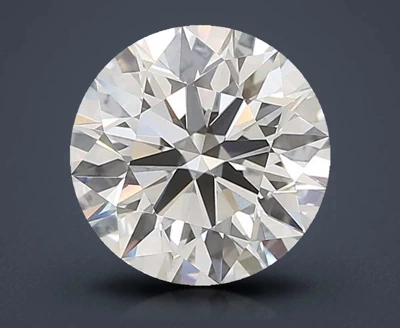 3.06ct H VVS2 Rare Carat Ideal Cut Round Lab Grown Diamond