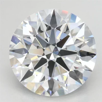 4.05ct D VVS1 Rare Carat Ideal Cut Round Lab Grown Diamond