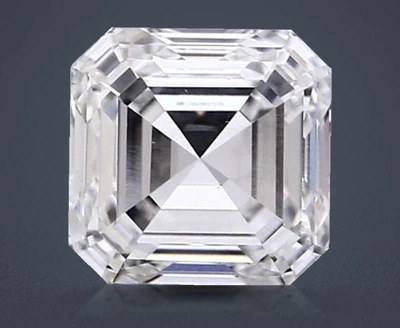 1.89ct F VS1 Rare Carat Ideal Cut Asscher Lab Grown Diamond