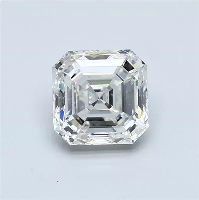 3.03ct I VS2 Rare Carat Ideal Cut Asscher Diamond