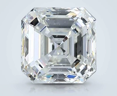 3.03ct I VS2 Rare Carat Ideal Cut Asscher Diamond