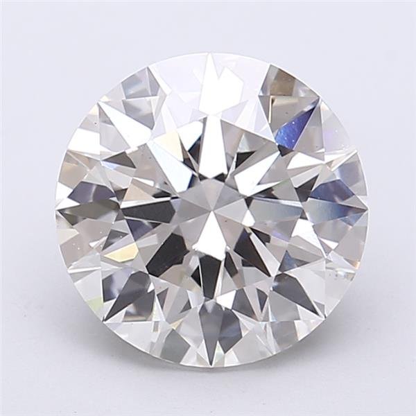 3.12ct G VS1 Rare Carat Ideal Cut Round Lab Grown Diamond