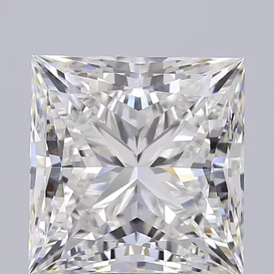10.54ct F VVS2 Rare Carat Ideal Cut Princess Lab Grown Diamond