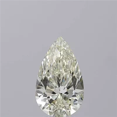 3.01ct J SI1 Rare Carat Ideal Cut Pear Diamond