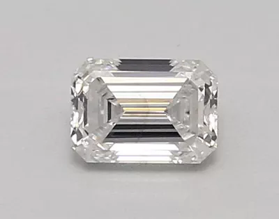 0.66ct D VS2 Excellent Cut Emerald Lab Grown Diamond