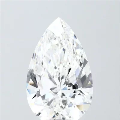 10.08ct F VVS2 Rare Carat Ideal Cut Pear Lab Grown Diamond
