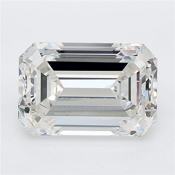 5.08ct G VS1 Rare Carat Ideal Cut Emerald Lab Grown Diamond