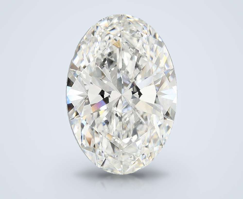 11.48ct E VVS2 Rare Carat Ideal Cut Oval Lab Grown Diamond