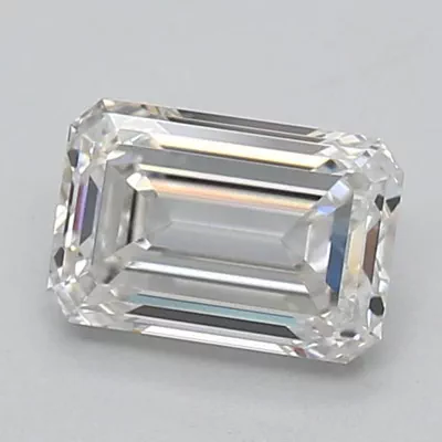 1.51ct F VS2 Rare Carat Ideal Cut Emerald Lab Grown Diamond