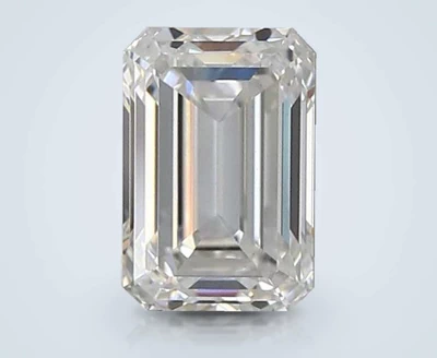 1.51ct F VS2 Rare Carat Ideal Cut Emerald Lab Grown Diamond