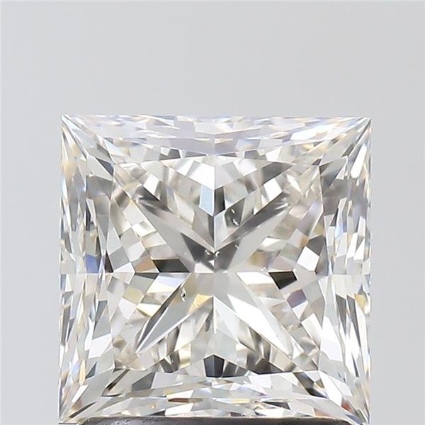 1.70ct K SI1 Rare Carat Ideal Cut Princess Diamond