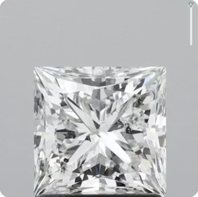 1.51ct G SI2 Very Good Cut Princess Diamond