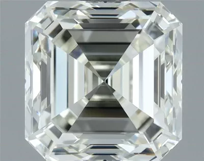 2.10ct J VVS1 Rare Carat Ideal Cut Asscher Diamond