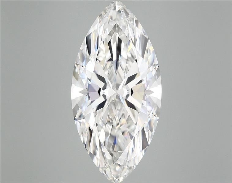 6.57ct F VS2 Rare Carat Ideal Cut Marquise Lab Grown Diamond