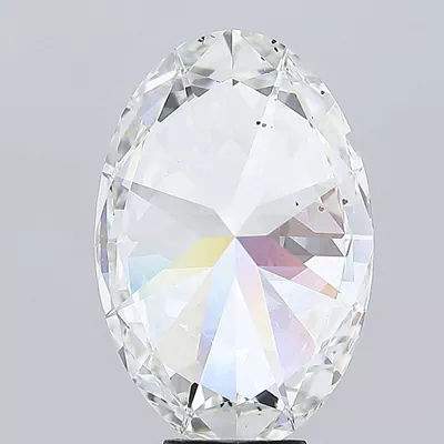 9.03ct F SI1 Rare Carat Ideal Cut Oval Lab Grown Diamond