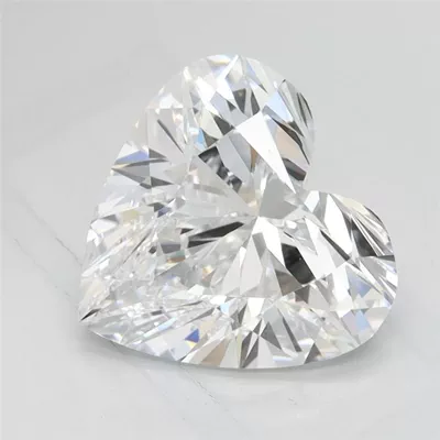 2.00ct D IF Rare Carat Ideal Cut Heart Lab Grown Diamond