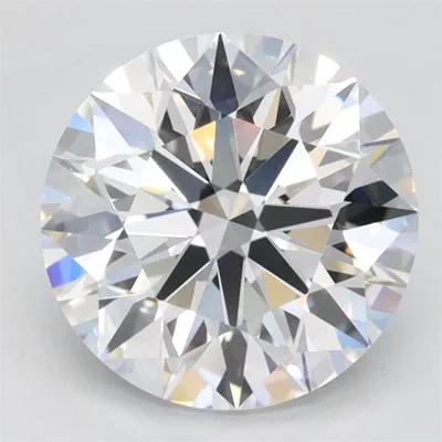 2.87ct D IF Rare Carat Ideal Cut Round Lab Grown Diamond