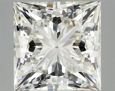 5.04ct G VS1 Rare Carat Ideal Cut Princess Lab Grown Diamond