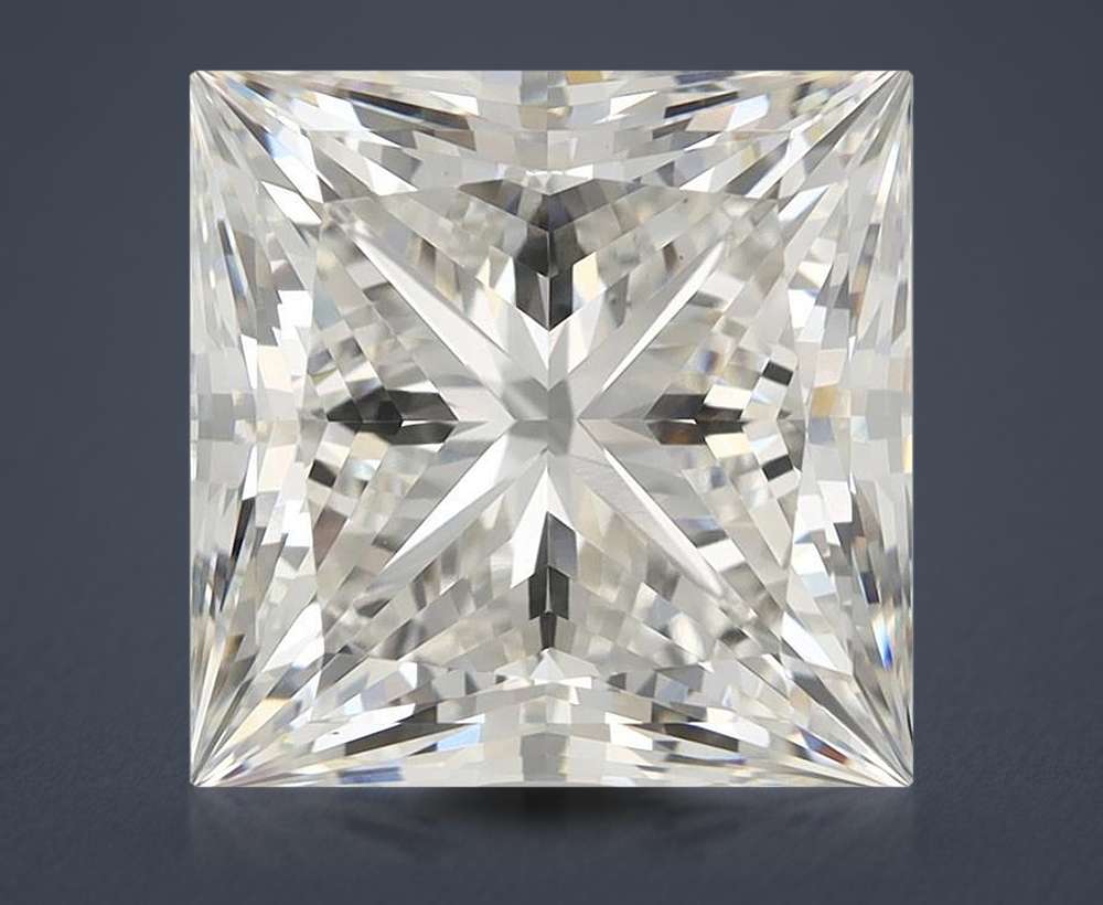 7.14ct G VS1 Rare Carat Ideal Cut Princess Lab Grown Diamond