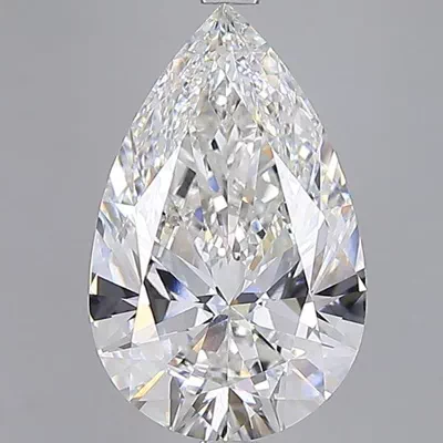15.03ct F VVS2 Rare Carat Ideal Cut Pear Lab Grown Diamond