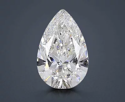 15.03ct F VVS2 Rare Carat Ideal Cut Pear Lab Grown Diamond