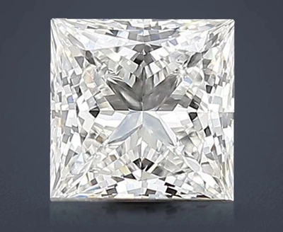 1.09ct F VS1 Rare Carat Ideal Cut Princess Lab Grown Diamond