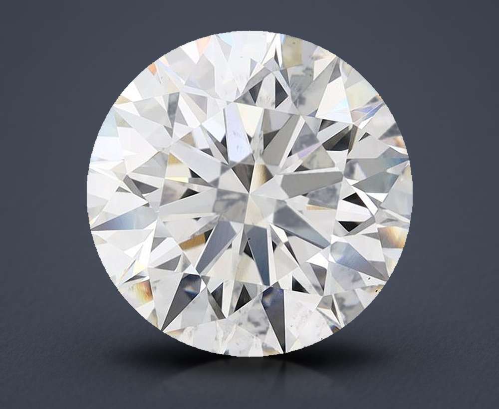 6.23ct H VS2 Rare Carat Ideal Cut Round Lab Grown Diamond