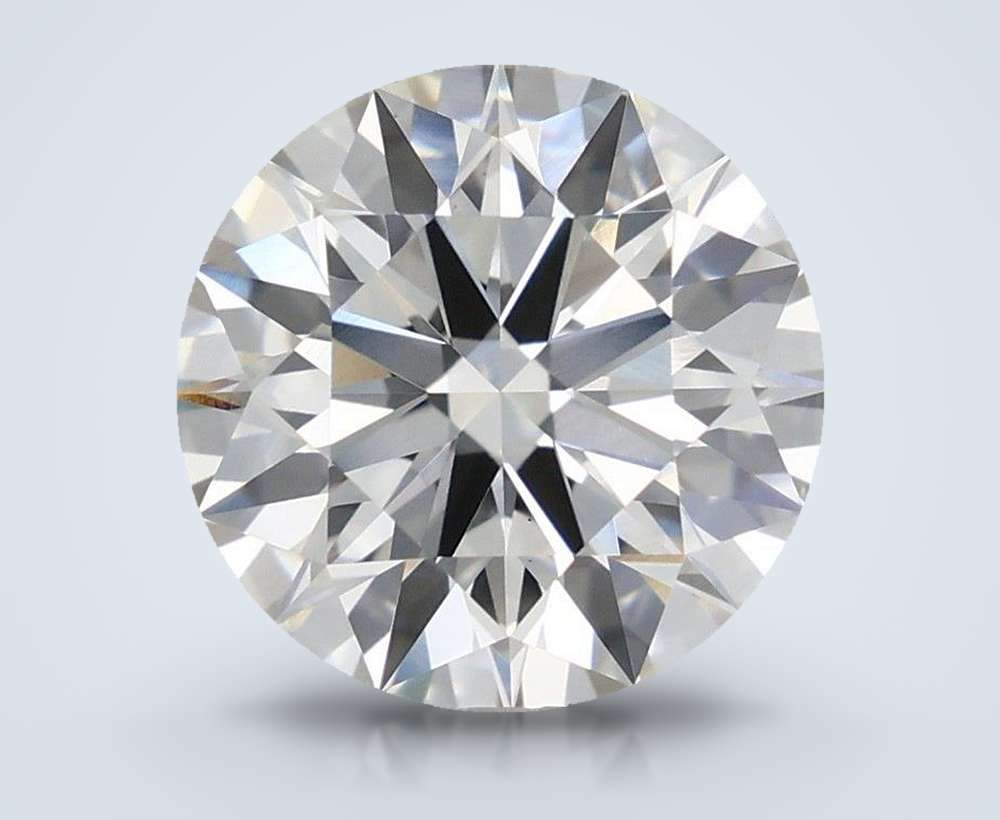 2.57ct H VS1 Rare Carat Ideal Cut Round Lab Grown Diamond