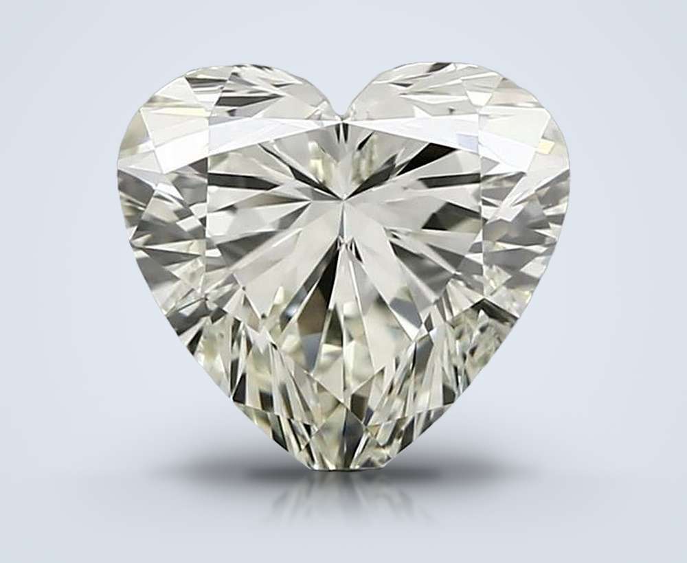 1.62ct K VVS1 Rare Carat Ideal Cut Heart Diamond