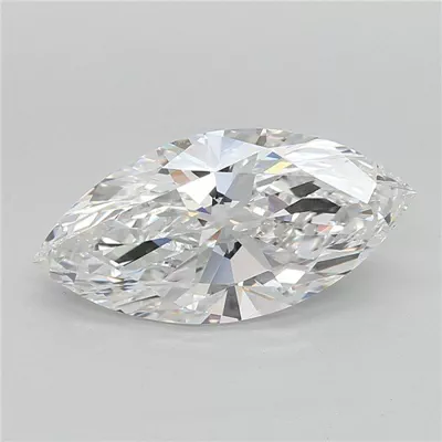 3.04ct E VVS2 Rare Carat Ideal Cut Marquise Lab Grown Diamond