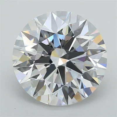 4.04ct D VVS2 Rare Carat Ideal Cut Round Lab Grown Diamond