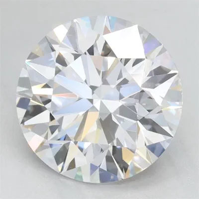 2.66ct D VVS1 Rare Carat Ideal Cut Round Lab Grown Diamond