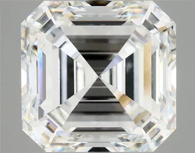 8.39ct F VVS2 Excellent Cut Asscher Lab Grown Diamond