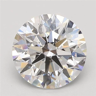 3.50ct E VS2 Ideal Cut Round Lab Grown Diamond