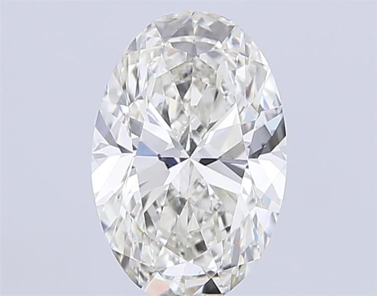 6.54ct H VS2 Very Good Cut Oval Lab Grown Diamond