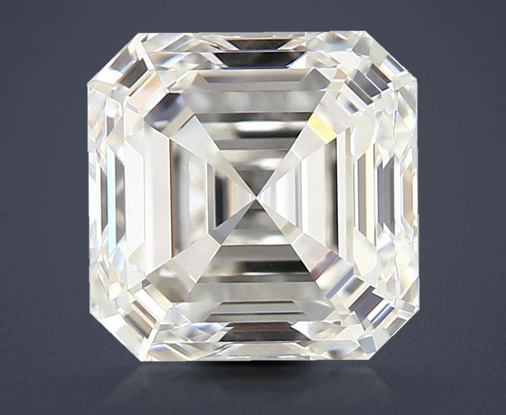 0.70ct G VS1 Rare Carat Ideal Cut Asscher Diamond