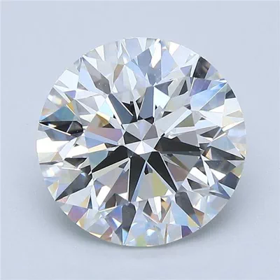 3.73ct F VVS2 Rare Carat Ideal Cut Round Diamond