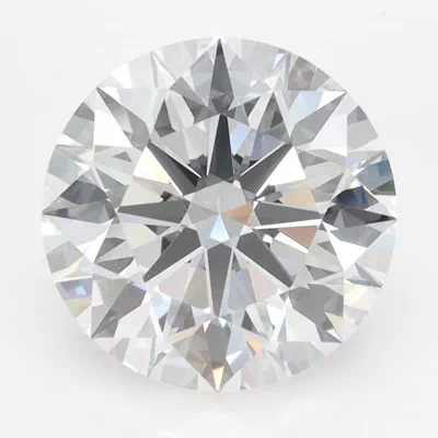 3.74ct D IF Rare Carat Ideal Cut Round Lab Grown Diamond