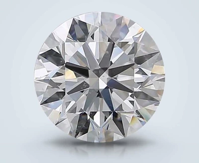 4.01ct E SI1 Rare Carat Ideal Cut Round Diamond