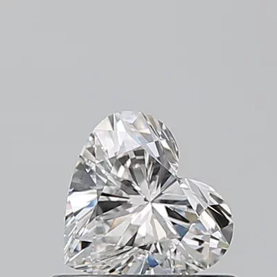 0.50ct H VS2 Rare Carat Ideal Cut Heart Diamond
