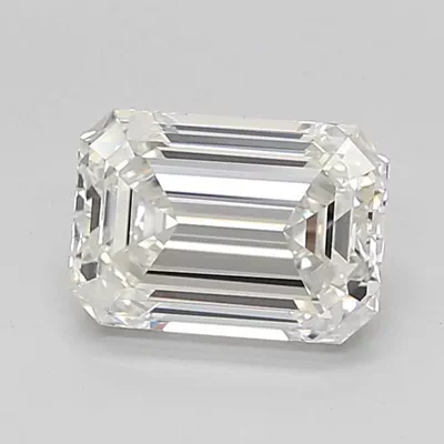 1.50ct G IF Rare Carat Ideal Cut Emerald Lab Grown Diamond