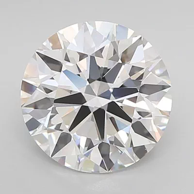 5.03ct F IF Rare Carat Ideal Cut Round Lab Grown Diamond