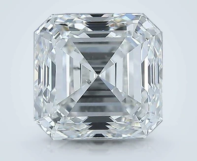 3.02ct H SI1 Rare Carat Ideal Cut Asscher Diamond