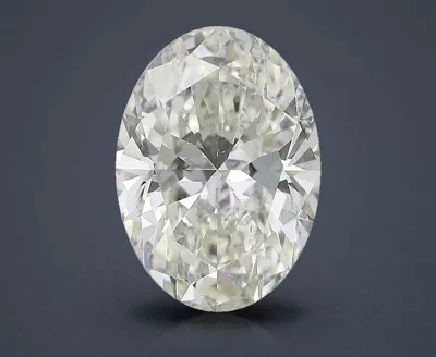 5.09ct I SI1 Rare Carat Ideal Cut Oval Diamond