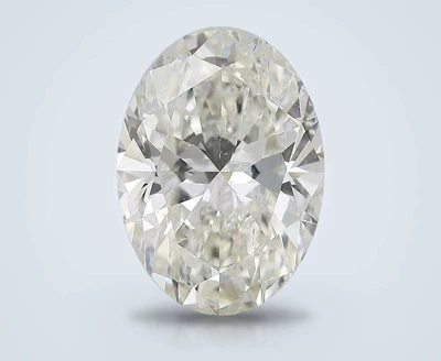 5.09ct I SI1 Rare Carat Ideal Cut Oval Diamond