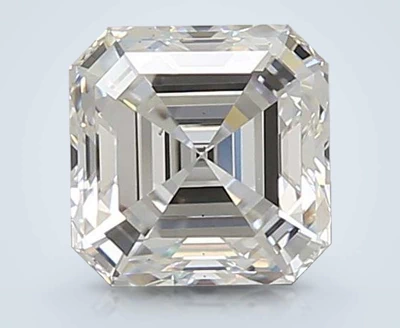 1.47ct F VS2 Rare Carat Ideal Cut Asscher Lab Grown Diamond