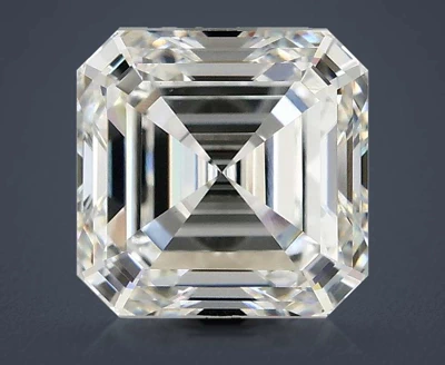 3.01ct E VS1 Rare Carat Ideal Cut Asscher Lab Grown Diamond